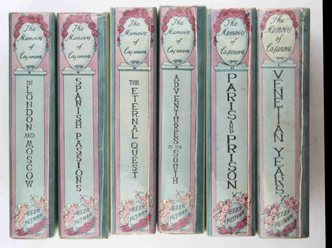Memoirs of Casanova 6 Volumes, by Casanova Translated Arthur Machen  