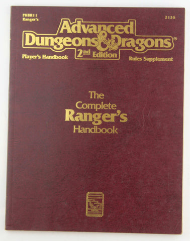 Complete Ranger's Handbook (Advanced Dungeons & Dragons, 2nd Edition) by Rick Swan (December 28,1993), by   