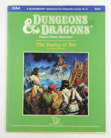 The Duchy of Ten: Standard Module Da4 (Dungeons & Dragons), by Richie, David, Arneson, Dave  