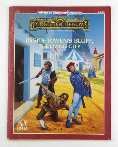 AD&D 2e Inside Ravens Bluff, The Living City (LC2), by Jean Rabe & Jim Holloway  