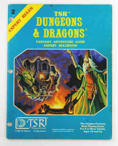 D&D Expert Rules 1980 Dave Cook, by Cook, Gygax, Arneson  