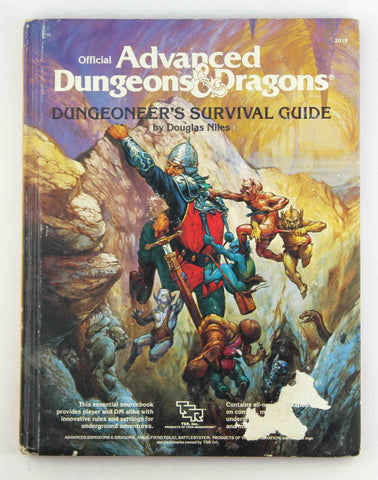 AD&D Dungeoneer's Survival Guide Damaged, by Douglas Niles  