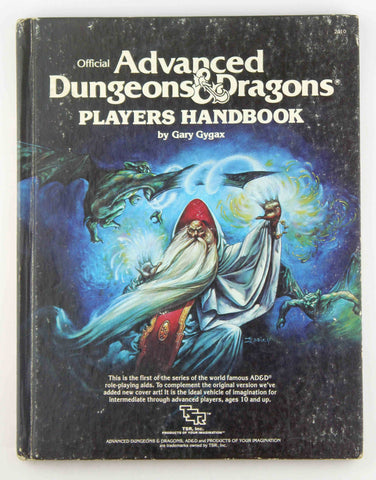 AD&D Players Handbook Updated Cover Rubbing, by Gygax  