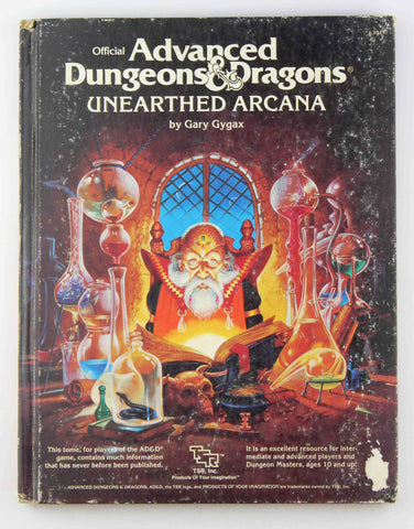 AD&D Unearthed Arcana Rubbed, by Gygax  