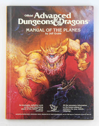 AD&D Manual of the Planes High End, by Jeff Grubb  