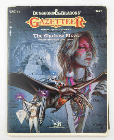 D&D GAZ13 The Shadow Elves w/Map, by Carl Sargent, Gary Thomas  