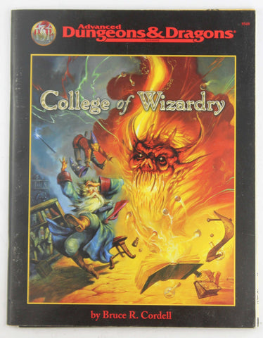 AD&D 2e College of Wizardry w/Map, by Cordell  