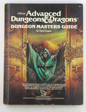 AD&D Dungeon Masters Guide Updated Cover VG, by Gygax  