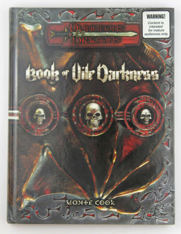 D&D 3.5 Book of Vile Darkness VG, by Various  