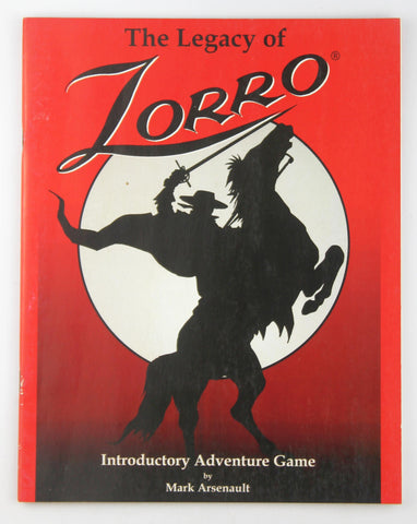The Legacy of Zorro Introductory Adventure Game, by Arsenault, Mark  