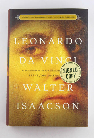 Leonardo Da Vinci Signed, by Walter Isaacson Signed First Edition