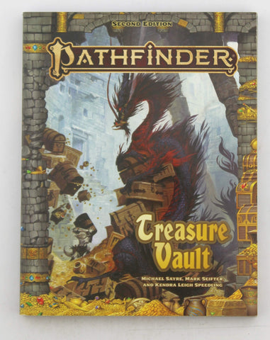 Pathfinder RPG Treasure Vault Pocket Edition (P2), by Sayre, Michael,Kim, Joshua,Knight, Dustin,Cascone, Dan,Geels, Andrew,Hammond, Steven,Bonner, Logan,Catalan, Jessica,Seifter, Mark,Speedling, Kendra Leigh,Frandsen, Kim,H.H.S., Sen.  