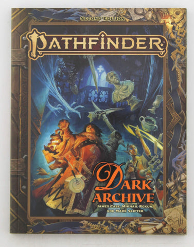 Dark Archive (Pathfinder), by Case, James,Rekun, Mikhail,Seifter, Mark,Bendele, Rigby,Bonner, Logan,Cascone, Dan,Catalan, Jessica,Chan, Banana,Hashimoto, Kay,H.H.S., Sen.,Hurley, Patrick,Kool, Avi  
