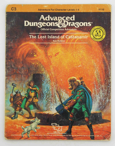 The Lost Island of Castanamir (AD&D Fantasy Roleplaying, RPGA Module C3), by Ken Rolston  