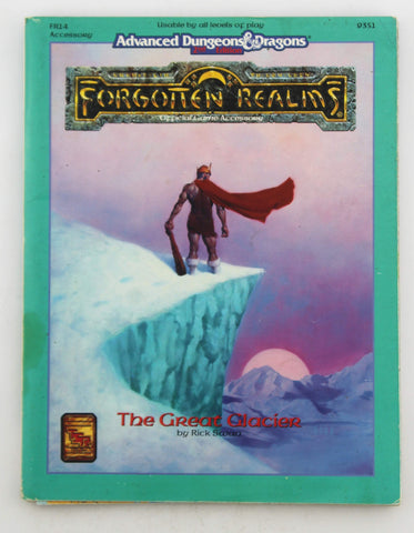 AD&D 2e The Great Glacier VG w/Map, by Rick Swan  