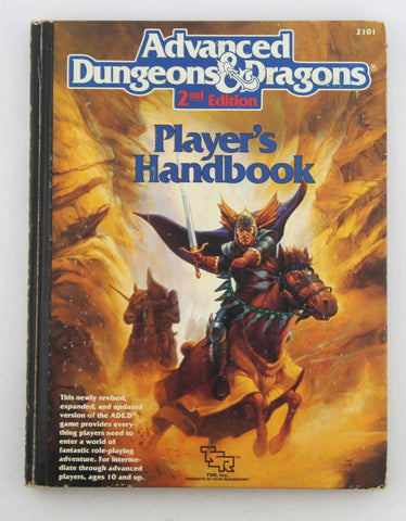 Advanced Dungeons & Dragons Player's Handbook, 2nd Edition, by David "Zeb" Cook  