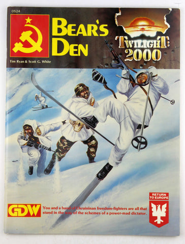 Twilight 2000 Bear's Den, by Tim Ryan, Scott G White  