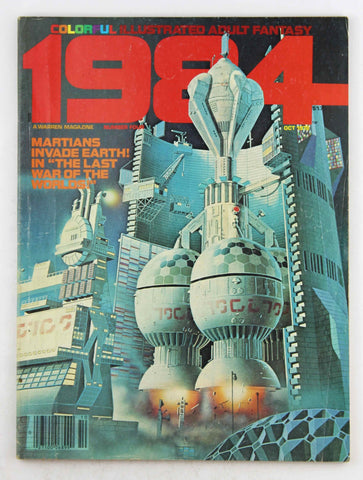 1984 Magazine #4 October 1978 Illustrated Adult Fantasy, by Warren  