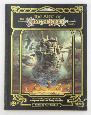 The Art of the Dragonlance Saga: Based on the Fantasy Bestseller by Margaret Weis and Tracy Hickman, by Margaret Weis, Tracy Hickman  