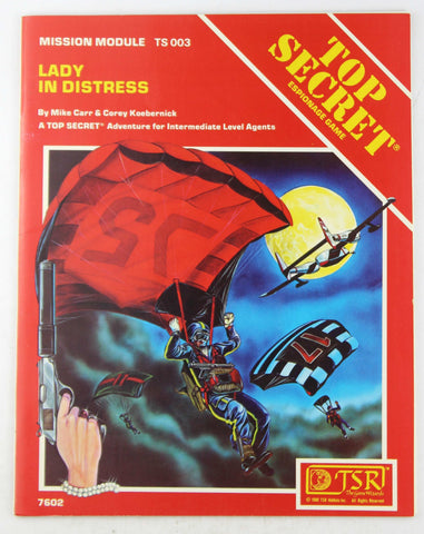 Top Secret RPG TS 003 Lady in Distress, by Carr, Korbernick  