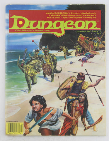 Dungeon: Adventures for TSR Role-playing Games Issue #6, July/August 1987, by Barbara Young  
