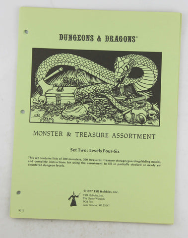 D&D Monster & Treasure Assortment Set Two: Levels Four-Six, by Various  