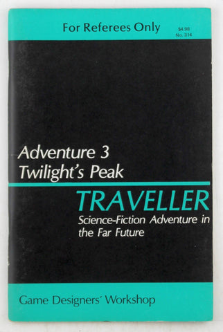 Twilight's Peak (Traveller Adventure 3), by Miller, Marc W.  