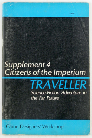 TRaveller RPG Supplement 4 Citizens of the Imperium, by In House  