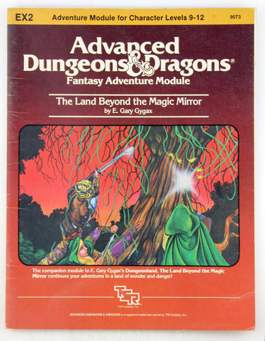 AD&D EX2 The Land Beyond the Magic Mirror Stress Marks, by E Gary Gygax  