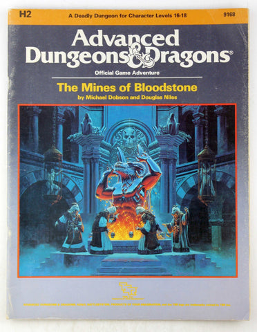 AD&D H2 The Mines of Bloodstone Complete, by Dobson, Niles  
