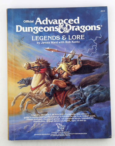 AD&D Legends & Lore VG, by Ward, Kuntz  