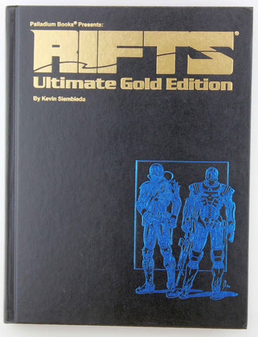 The Rifts RPG Ultimate Gold Edition VG+, by Kevin Siembieda Signed 
