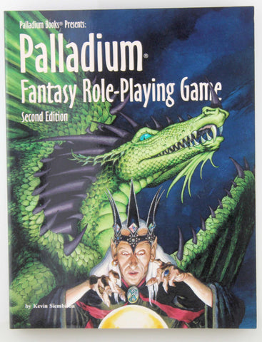 The Palladium Fantasy Role-Playing Game RPG 2nd Ed, by Kevin Siembieda Signed 