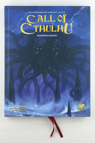 Call of Cthulhu Rpg Keeper Rulebook: Horror Roleplaying in the Worlds of H.p. Lovecraft (Call of Cthulhu Roleplaying), by Matthew Sanderson,Alan Bligh,Paul Fricker,Mike Mason,Lynn Willis,Sandy Petersen,Chaosium Inc  