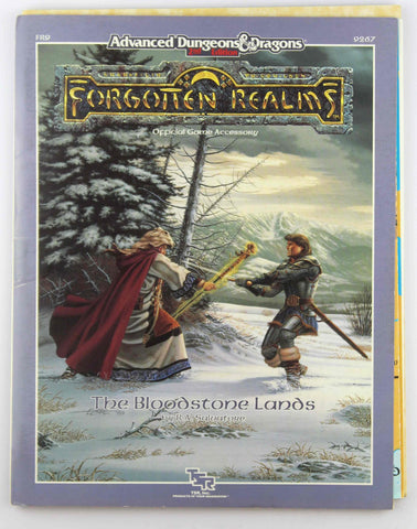 AD&D FR9 The Bloodstone Lands Forgotten Realms, by RA Salvatore  