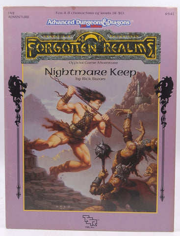 Nightmare Keep (Advanced Dungeons & Dragons: Forgotten Realms Adventure FA2), by Rick Swan  