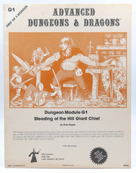 Dungeons and Dragons Advanced Dungeon Module 1 (Steading of the Hill Giant Chief, First Of 3 Modules), by E. Gary Gygax  