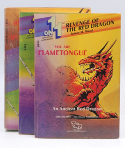 Revenge of the Red Dragon: You Are Raven Quickblade, You Are Flametongue (One-On-One Adventure Gamebooks, No 3), by Ward, James M.  