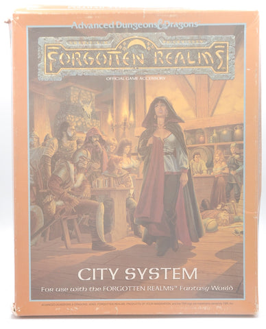 AD&D 2e Forgotten Realms City System Map Set Missing Booklet, by   