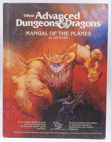 Advanced Dungeons & Dragons: Manual Of The Planes, by   