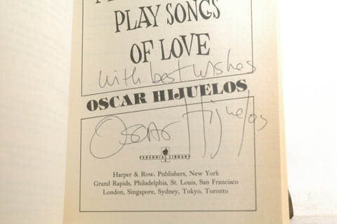 The Mambo Kings Play Songs of Love, by Hijuelos, Oscar Signed 