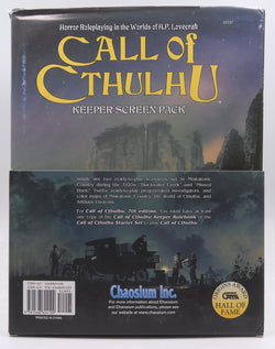 Call of Cthulhu Investigators Handbook (Call of Cthulhu Roleplaying), by Keith Herber,Paul Fricker,Lynn Willis,Sandy Petersen,Mike Mason,Chaosium Inc  