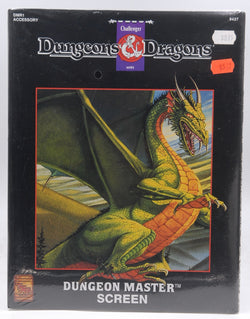 D&D Dungeon Master Screen 9437 Challenger Series w/ Thunder Rift, by Staff  