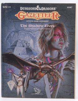 D&D GAZ13 The Shadow Elves VG w/Map, by Carl Sargent, Gary Thomas  