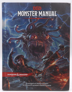 D&D 5e Monster Manual Foil Cover From Set, by Staff  