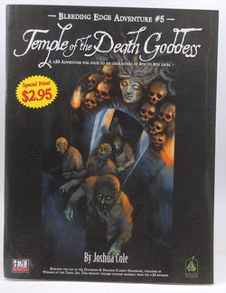 Temple of the Death Goddess VG++ d20 RPG, by Joshua Cole  