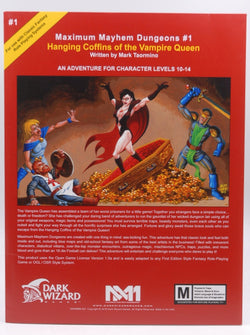 Hanging Coffins of the Vampire Queen D&D RPG OSR, by Mark Taormino  