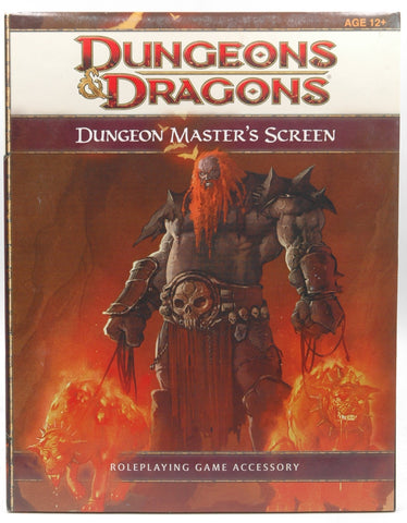 D&D 4e Dungeon Master's Screen VG++, by Staff  