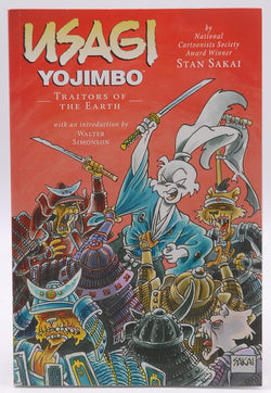 Usagi Yojimbo Volume 26: Traitors of the Earth, by Sakai, Stan  First Edition
