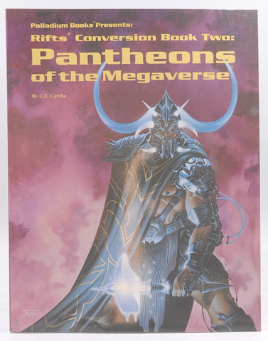 Rifts Pantheons of the Megaverse, by CJ Carella Signed 